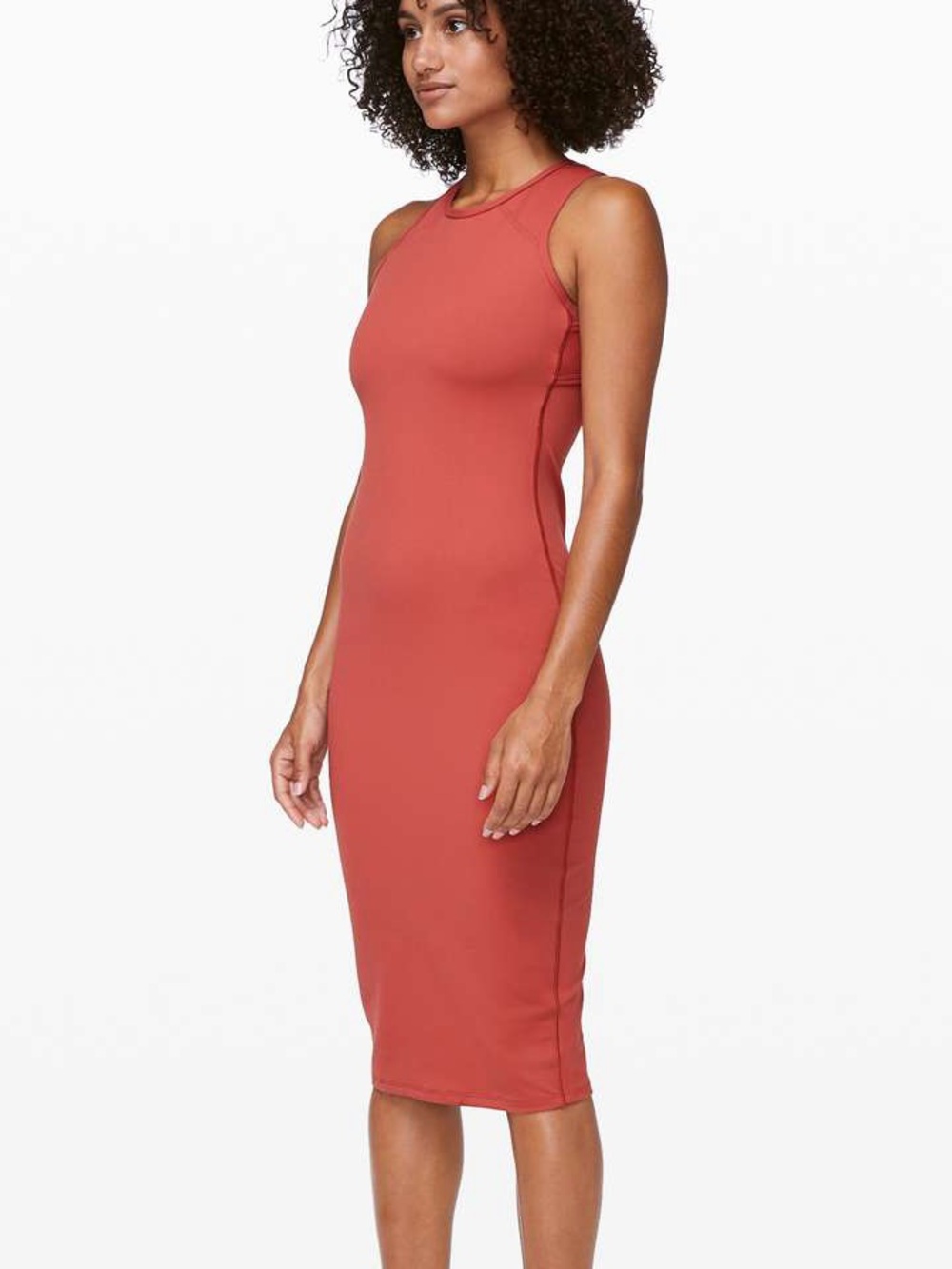 Lululemon Picnic play midi tight knit luon fabric dress